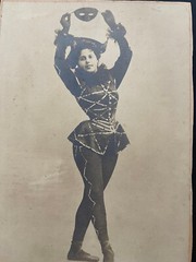 Rare Large Photograph 19th Century Actress Theater? Ballerina? Dancer