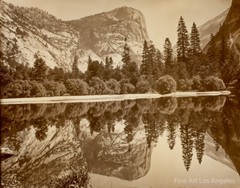 Eadweard Muybridge Photo, «Mirror Lake With Reflections, Yosemite» 1872