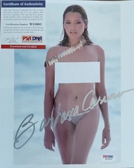 BARBARA CARERRA Topless 007 Actress – Model Signed 8×10 Autograph PSA/DNA