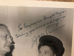 Signed/Inscribed B/W Photo of Judy Canova to Dwight Rogers / Florida Rep.