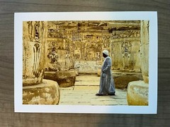 Landscape Photography Print- Egyptian in a Temple – 5×7 Print