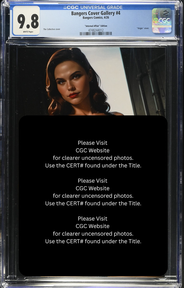 ’26 Bangers Comics Peggy Carter Cosplay VIRGIN Full Chase Var LE 100 | CGC 9.8!