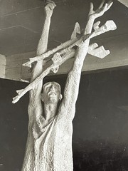 5 MCM Vintage Sculpture art B&W photos German Krefeld Erich Schmidt Hermann Ege