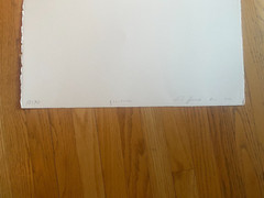 Ann Hamilton Signed and numbered Print titled, «Flectere,» 2000