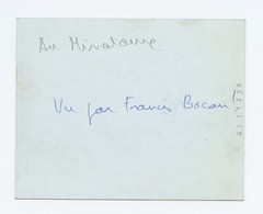 Francis BACON (Artist): Roger Cornaille with Frankenstein – Original Photograph
