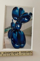 Alexander Hofrichter Ballon Dog 2002 Photo German Artist 12+8 Inches Blue