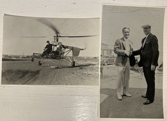 Aviation Pioneer Igor SIKORSKY Piloting The Vought-Sikorsky VS-300 Helicopter