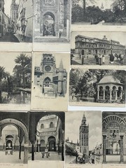 PHOTOGRAPHY ANTIQUE POSTCARDS – Seville Spain – Alcázar, María Luisa Park, City