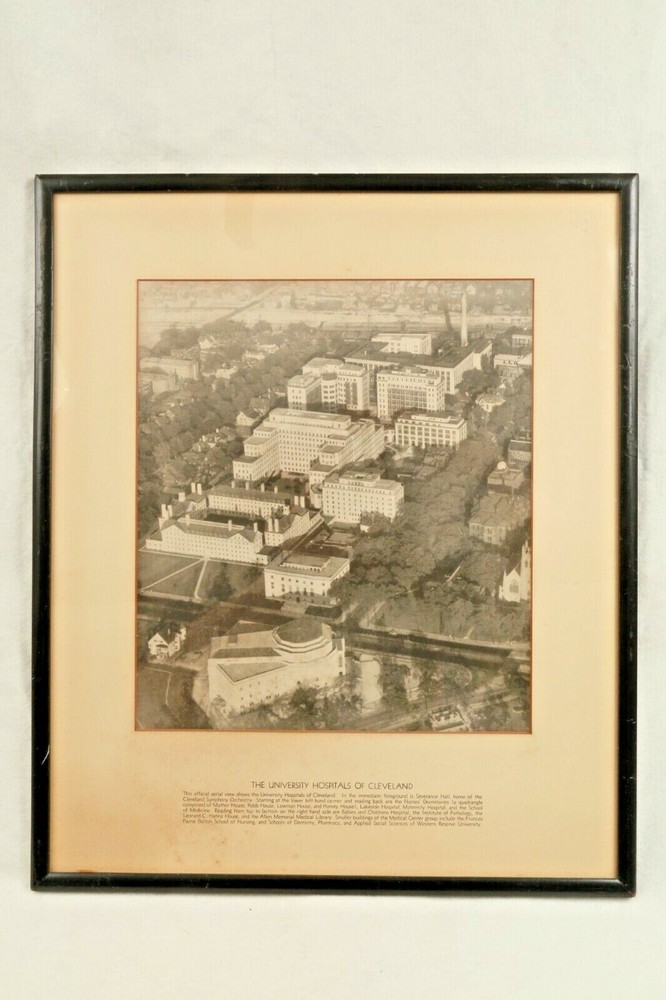 VTG Aerial View University Hospitals Severance Hall Cleveland Ohio Photograph