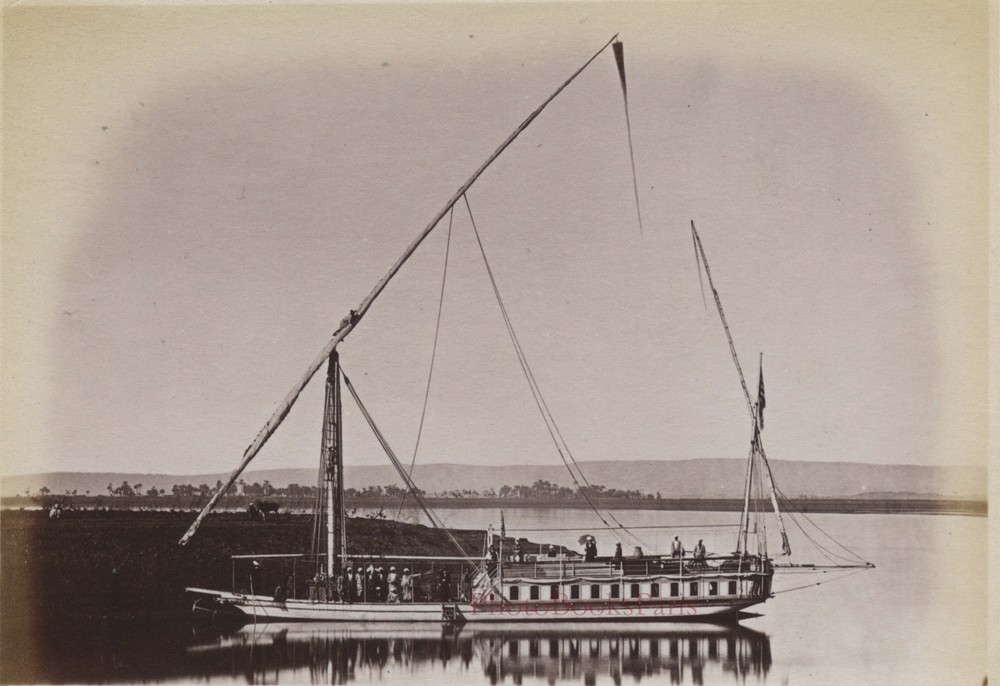 Egypt Photo Albumin Printing Towards 1890 IN Small Format 9x13cm