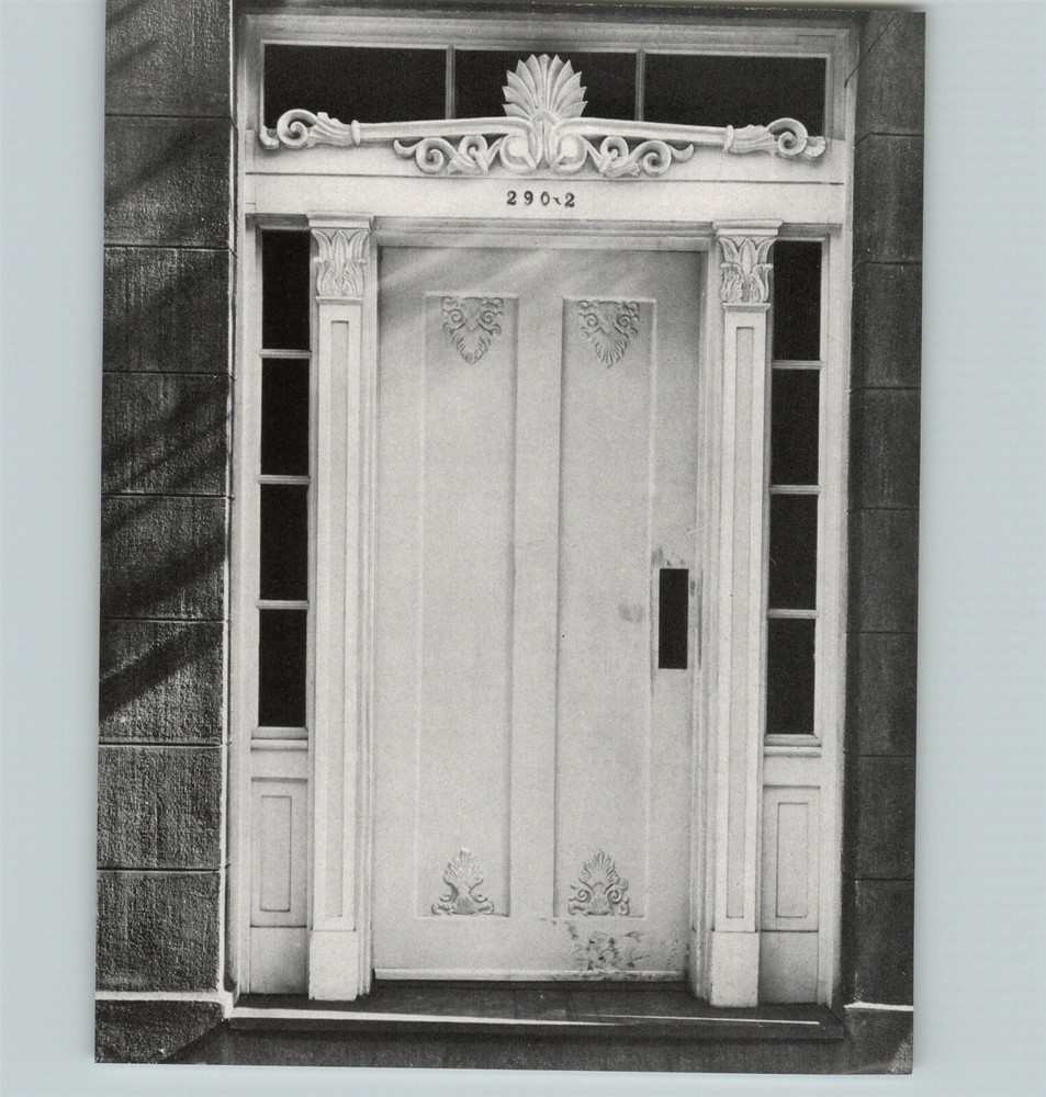 1938 Walker Evans Americana New York City Greek Revival Doorway Photo Gravure