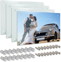 Custom Framed Family Photo, Couple Picture Frame, Tempered Glass Wall Art