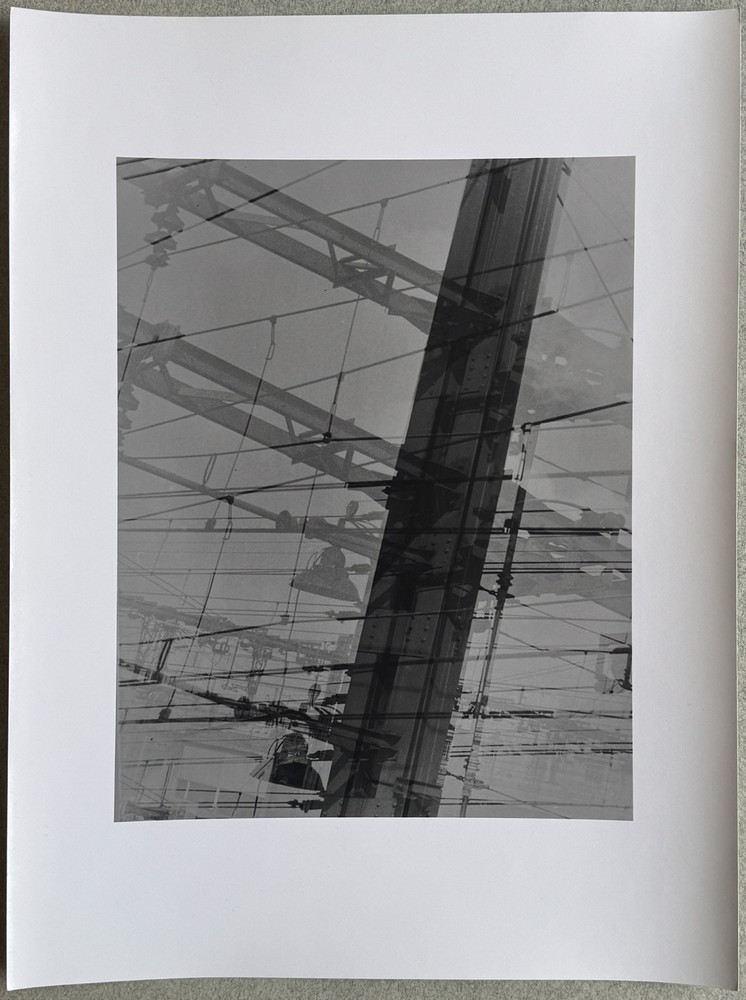 Raoul Hausmann, Limoges-Gare, photograph from estate, 1954