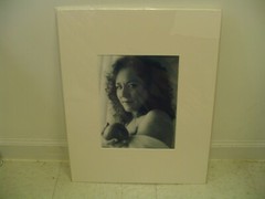 MATTED PHOTOGRAPHY Woman holding apple by Larry Santucci 16×20