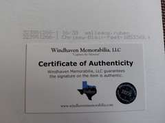 CHRISSY BLAIR ** Actress UFC MMA Signed Autograph COA
