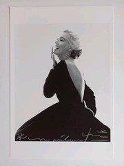 Bert Stern – Marilyn Monroe – In Black Dior Dress Vogue – Limited & Signed & COA