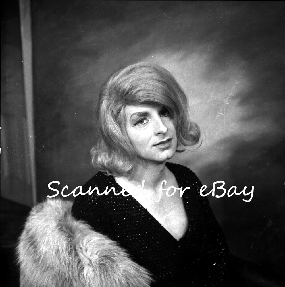 DRAG QUEEN POSS JERRY COURBRINCK LONDON 1950s/60s – 1 NEGATIVE