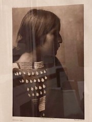 Framed Edward Curtis Arikara Girl C 1908 Christopher Cordozo