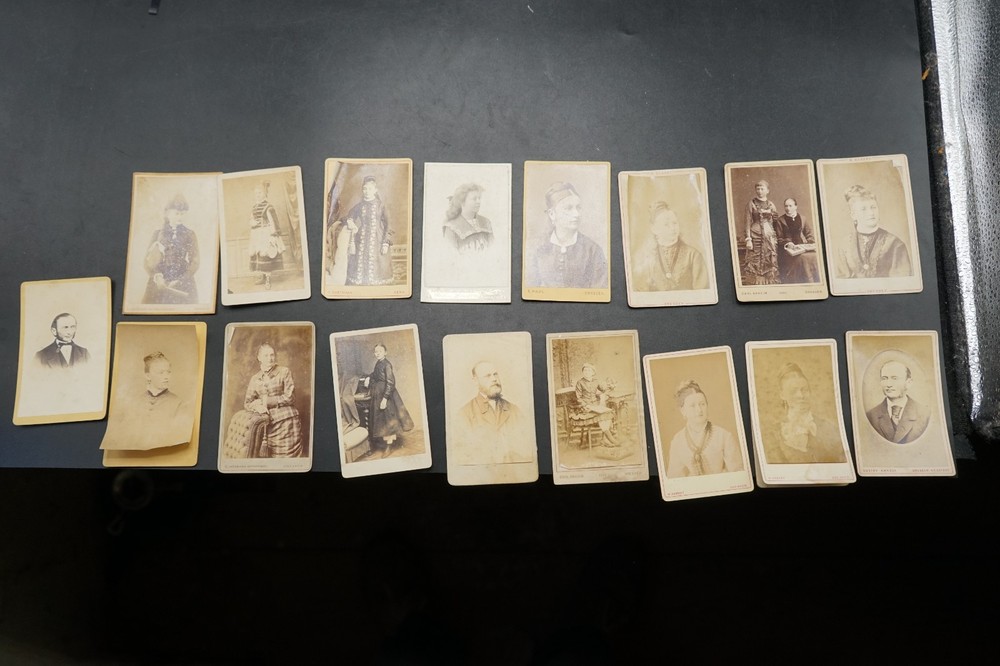 Photo Bundle Lot CDV KAB Dresden Saxony Eisenach Model Woman Man Child Name Old