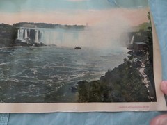 VINTAGE PANORAMIC VIEW OF NIAGARA FALLS FROM CANADIAN SIDE DAVID ELLIS POSTER