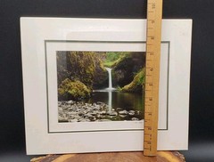 King Wu Matted Photography # Print – PUNCH BOWL FALLS,OR Print 5×7 Matted 9×11
