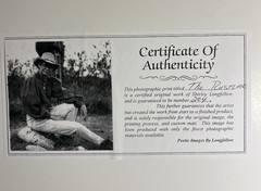 Signed with COA Shirley Longfellow “The Rustler” Cowboy Hat Photographic Print