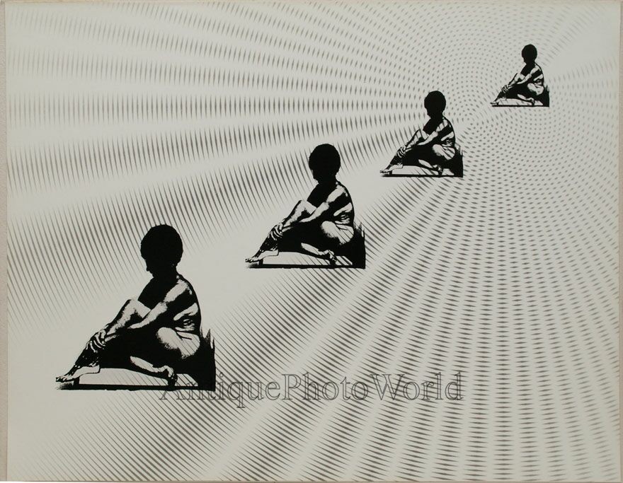 John Simons photogram woman figure abstract photo