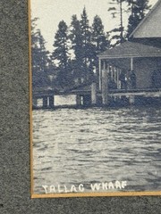 RARE Early 1899-1905 Cabinet Cards Photos of the TALLAC ESTATE, LAKE TAHOE CA.