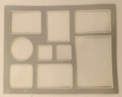 Two 5-Oval Cut Mats +3 11X14-Double Lg Oval Mat,Double Muti Cut+ Single Multi–