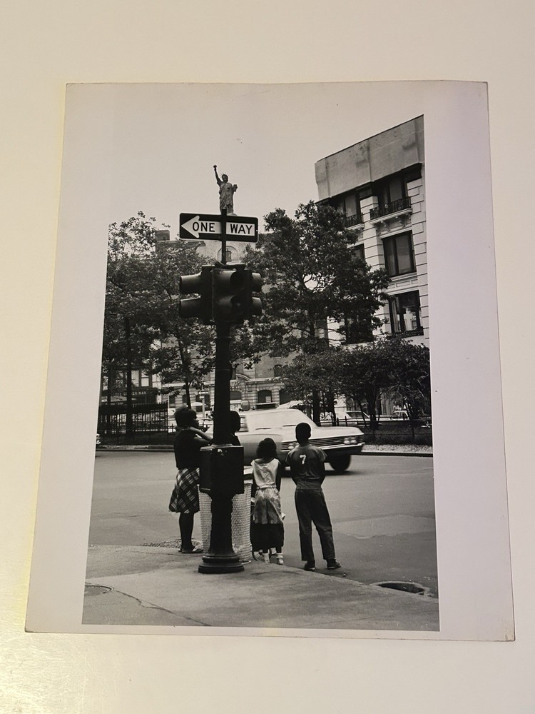 Robert Jonas Photo ~ NYC Surrealist Artist ~Original Statue of Liberty Cityscape