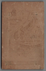 CdV Photo Couple Baden-Baden Studio C. Sturm around 1885-1895 – C2210