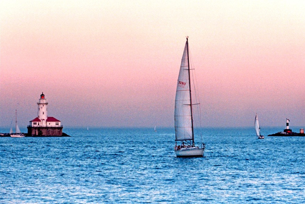 ART PHOTOGRAPHY «Sunset Sails»@ 12×18. Limited Edition/signed (C).