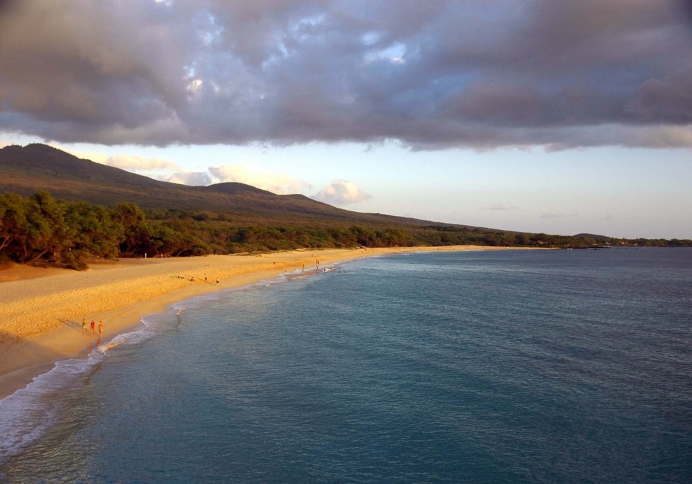 Big Beach Makena Maui Photo Oneloa Golden Sand Hawaii Coast Picture Print 8×10
