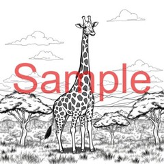 Coloring Book for Kids – Fun Safari & Forest Animals | 10 Adorable Scenes