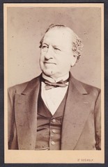 Carl von La Roche Actor Theater Vienna Portrait CDV Photo Szekely 1860