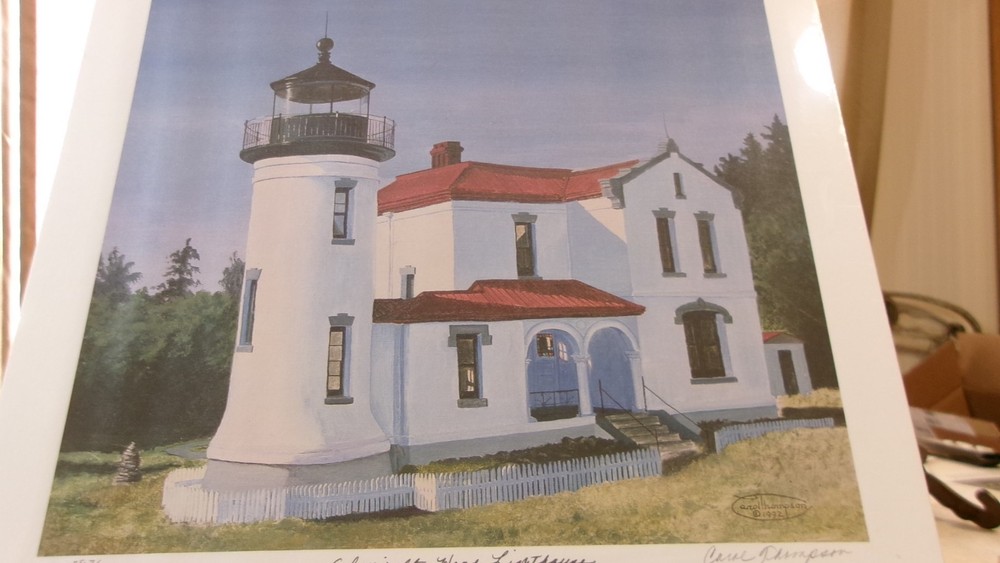 «Admiralty Head Lighthouse » Photo Lithographs Signed/Numbered by Carol Thompson
