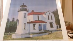 «Admiralty Head Lighthouse » Photo Lithographs Signed/Numbered by Carol Thompson
