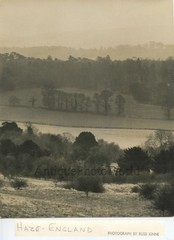 England haze country landscape vintage art photo by Russ Kinne