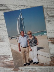 «DUBAI»: PHOTO, COLOR PHOTOGRAPHY, COUPLE, HOLIDAY, TRAVEL, «BURJ AL ARAB», BEACH!