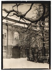 Photograph W. Apel, Berlin, view Frankfurt/Or, manor house in winter