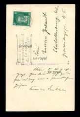 Szczecin 1928 – mother and son in the park – Pomerania – Szczecin – photo postcard 9x14cm