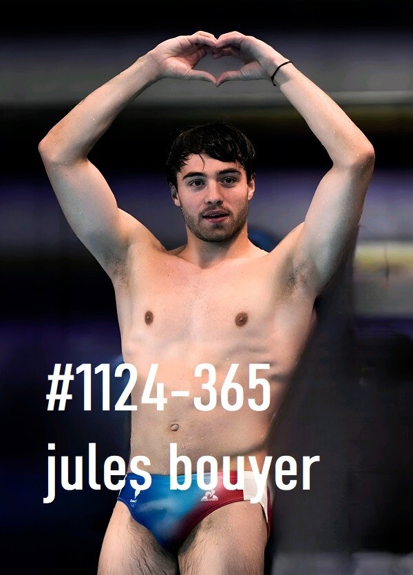 MALE PORTRAIT #1124-365- athletes series -jules bouyer – free shipping in usa
