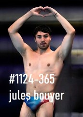 MALE PORTRAIT #1124-365- athletes series -jules bouyer – free shipping in usa