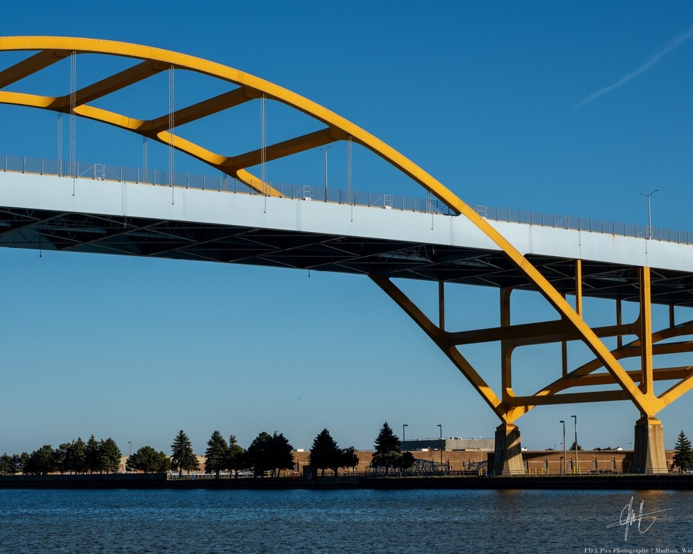 16×20 Photo Print of Milwaukee’s Hoan Bridge – Iconic Landmark Photography