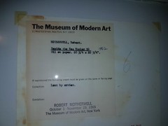 PHOTOGRAPH OF PETER A JULEY & SON MOTHERWELL ROBERT the museum of modern art