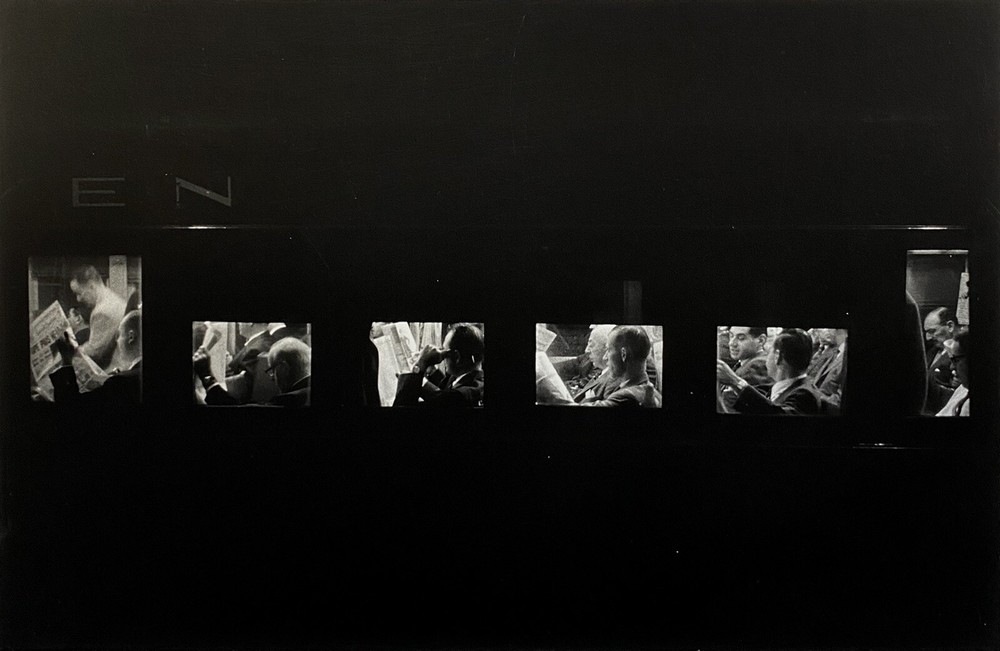 Original Penn Station 1958 Louis Stettner Silver Gelatin Photograph SIGNED NYC