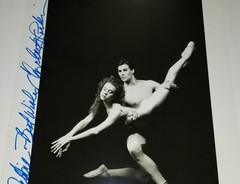 JOFFREY BALLET SIGNED 8×10 PRESS PHOTO ELIZABETH PARKINSON DANCE BALLERINA VTG