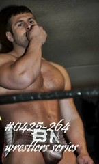 MALE PORTRAIT #0425-264- wrestlers series – free shipping in usa