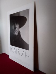 Yousuf Karsh – Grey Owl 1936 – The Art of the Portrait 1989 Exhibition Poster CA
