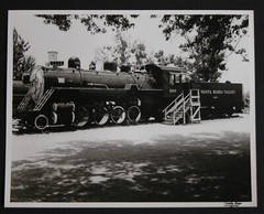 SANTA MARIA VALLEY Steam Engine 1000 Locomotive 8×10 Photograph Vtg 50s Railway
